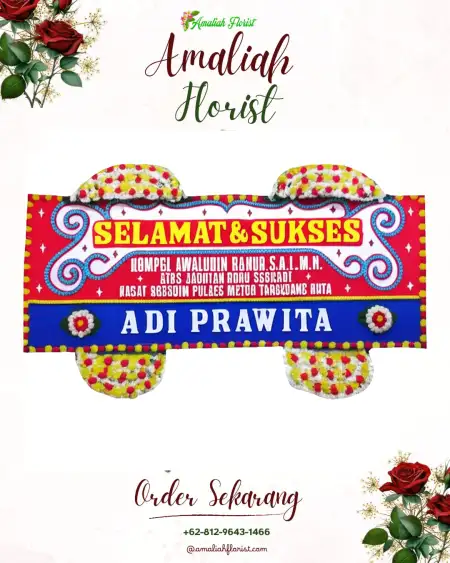 Papan Bunga Ucapan Selamat Basarang